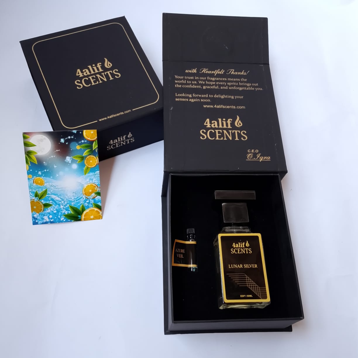 Lunar Silver – Fresh, Long-Lasting Perfume for Men | 4alif Scents